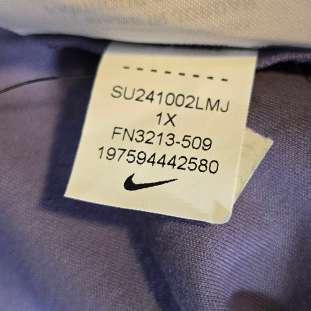 Nike One Dri-FIT Womens High Rise 5 Inch Training‎ Shorts Purple Size 1X - Picture 6 of 7